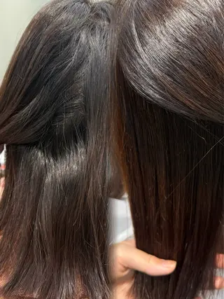 ルシ🎨/ハイトーン デザイン/髪質改善のヘアスタイル