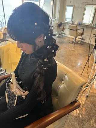 ロング ヘアアレンジ 小松 瑞季のヘアスタイル