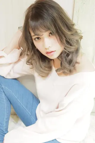 セミロング 坂 直樹のヘアスタイル