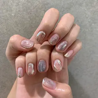 ネイル 【淡色color/ nail】maikoのネイルデザイン