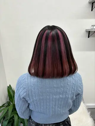 カラー 坂野 結子のヘアスタイル