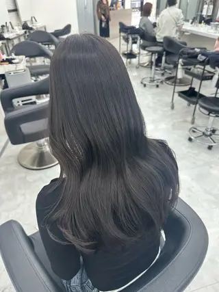 ロング rio🧚🏻‍♀️ 暖色/グレージュのヘアスタイル