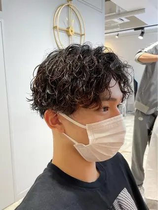 ショート パーマ メンズ 新宿御苑前/新宿 Ryuseiのヘアスタイル