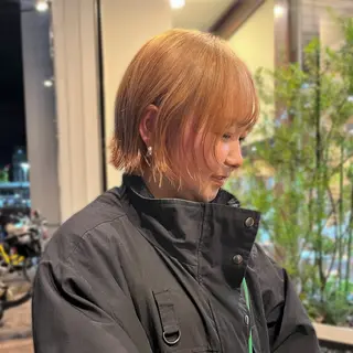 ショート たおちゃん／レイヤー ／透明感カラーのヘアスタイル