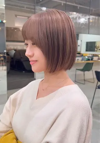 セミロング カラー 【限定価格✨ ✂️】岩田真宏のヘアスタイル