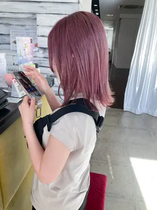 ミディアム 浅野 敬亮のヘアスタイル