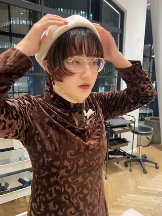 ショート カラー 増井 彩乃のヘアスタイル