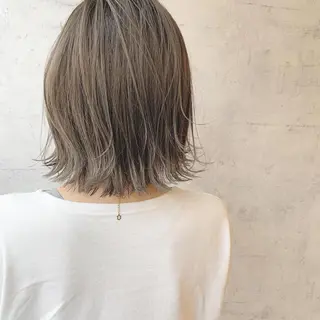 ミディアム カラー toiro by lien hair atelier所属・池田 真由美のヘアスタイル