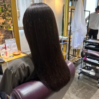 ロング Saki💛心斎橋 レイヤー/艶髪のヘアスタイル