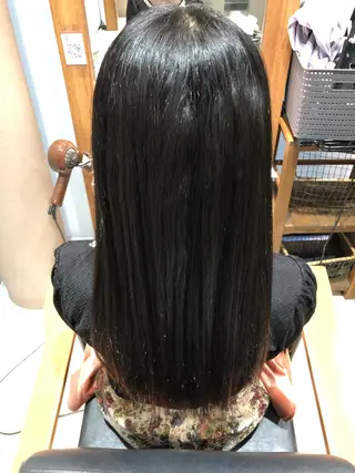 ロング パーマ ディレクター ノナカのヘアスタイル