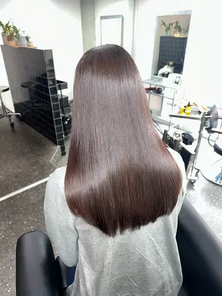 ロング パーマ 髪質改善⭐️縮毛矯正 中野⭐️Rinaのヘアスタイル