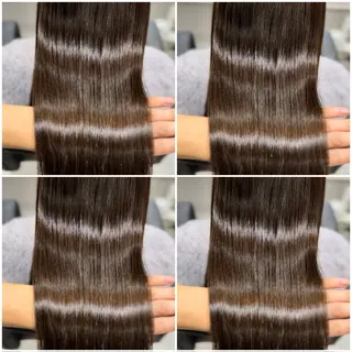 ロング カラー 髪質改善 艶髪矯正 エクステ かいり✂️のヘアスタイル