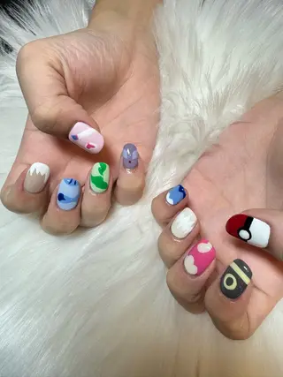 ネイル joieange 心斎橋Hazukiのネイルデザイン