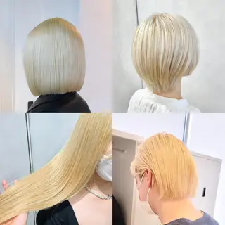 カラー 🔷ダブルカラーハイ トーン🔷櫻井走のヘアスタイル