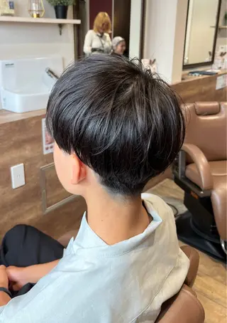 ショート メンズ 顔まわり/透け感 カラー/青栁優🔆のヘアスタイル