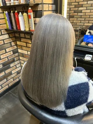 セミロング カラー 【透明感カラー】 harunaのヘアスタイル