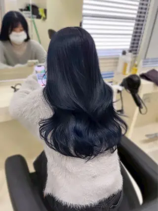 ロング カラー 韓国メンズヘア/ ハイトーン🤍みなとのヘアスタイル