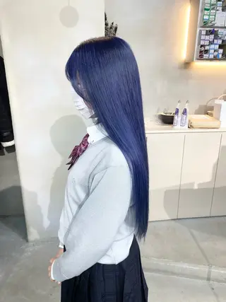 ロング カラー 前橋 姫奈のヘアスタイル