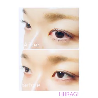 マツエク・マツパ 美容室 HIIRAGIのマツエク・マツパデザイン
