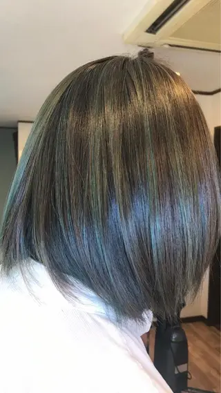 ミディアム カラー Ray hair 春日部のヘアスタイル