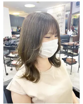 セミロング カラー ＊横浜駅＊ 金子 誠也のヘアスタイル