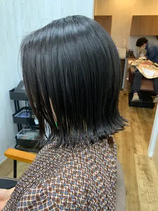 ミディアム 竹原 徹のヘアスタイル