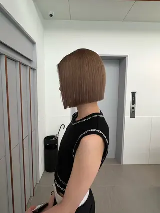 ショート カラー 髪質改善カラー/ボブ 🌻Mutsumiのヘアスタイル