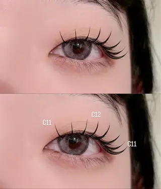 マツエク・マツパ meRK manamiのマツエク・マツパデザイン