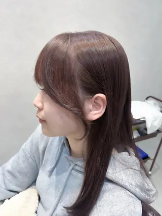 ロング カラー 透明感カラー／韓国 レイヤーmomokaのヘアスタイル
