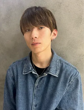ショート カラー メンズ ナチュラル×色気パ ーマ 渋谷/マナミのヘアスタイル