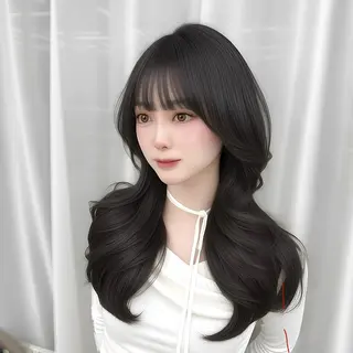 ロング カラー 韓国ヘア🇰🇷× 髪質改善🫧テルのヘアスタイル