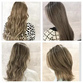 ロング カラー 髪質改善で 憧れの潤艶美髪にのヘアスタイル