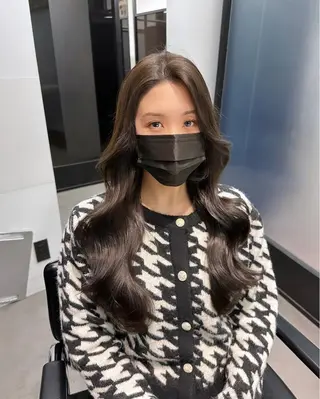ミディアム カラー 韓国ヘア 店長NEGIのヘアスタイル
