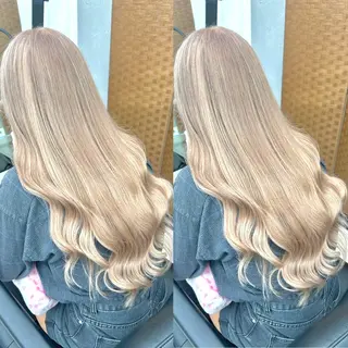 カラー ヘアメ🎀推しカラー 🥣横浜/しほ🧸のヘアスタイル