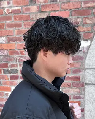 ショート 梅田/パーマ特化/ メンズパーマ/一色翔のヘアスタイル