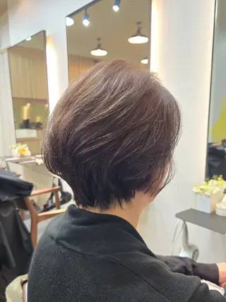 ショート カラー 野村 果音(カノン)のヘアスタイル