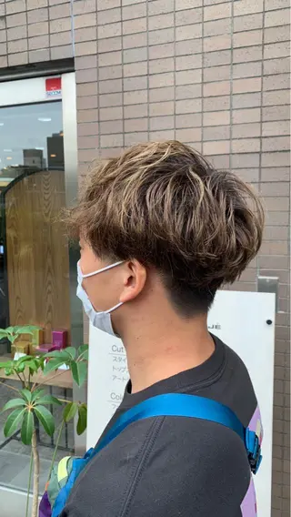 ショート メンズ 縮毛矯正・髪質改善 鈴木悠太/当日OK✨のヘアスタイル