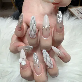 ネイル 🎀nana🫧 ワンホンネイル🎀のネイルデザイン