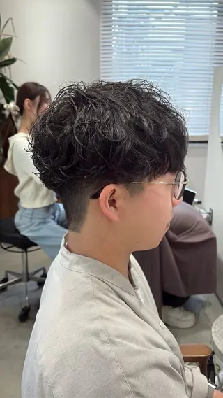 ショート ヘアアレンジ メンズ 垢抜けメンズカット/ 毛流れパーマ/ユウトのヘアスタイル