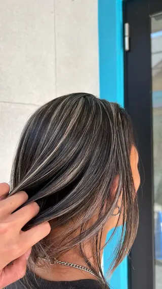 ミディアム カラー メンズ 湘南のパーマ職人 🔥清水琉葵🔥のヘアスタイル