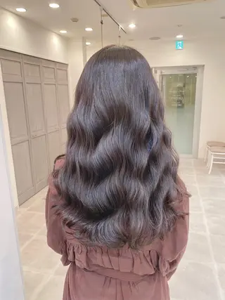 ロング カラー ブリーチなし✨艶髪 カラー𓃲YAGIのヘアスタイル