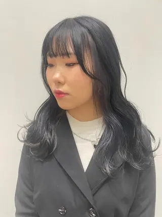カラー 河野いずみ レイヤー/ボブ 🤍のヘアスタイル