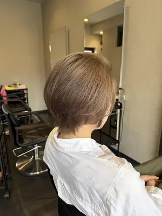 ショート 髪質改善⚡️カラー 🍀武久 誠🍀のヘアスタイル