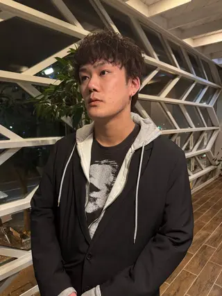 カラー メンズ 村上 輝のヘアスタイル