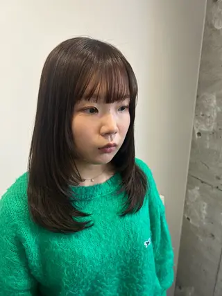 ミディアム 【NEWI】韓国ヘア 🇰🇷Honokaのヘアスタイル