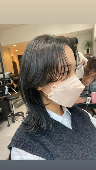 ミディアム カラー 似合う髪型が 分からない方へのヘアスタイル