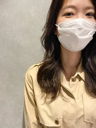 ロング パーマ 韓国hair ·͜· watanabeのヘアスタイル