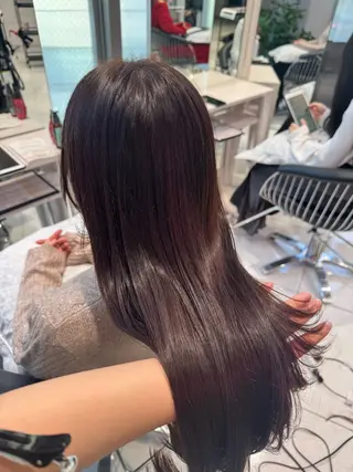 ロング Rin/寒色系カラー 🦋/うる艶ヘア🫧のヘアスタイル