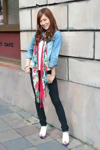 ロング カラー 河内 崇純のヘアスタイル