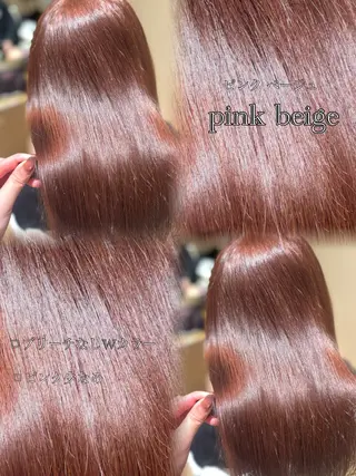 セミロング 中島愛佳🐥⸒⸒ 縮毛矯正/艶髪カラーのヘアスタイル